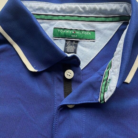 Vintage Tommy Hilfiger Golf Poly Mens M - Picture 5 of 9